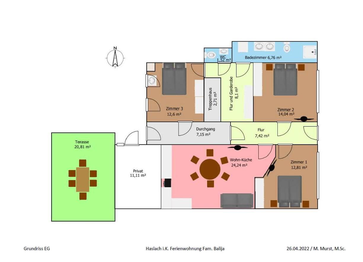 Ferienwohnung Dina Haslach im Kinzigtal Eksteriør billede